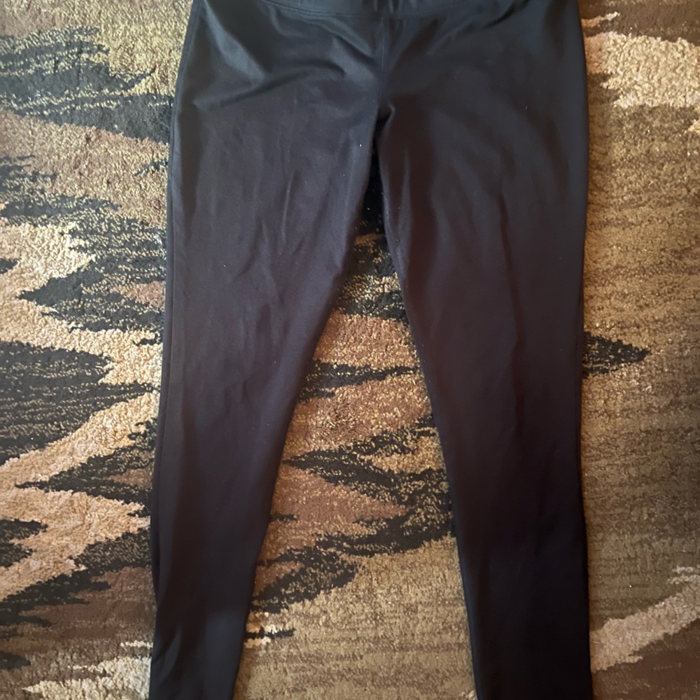 Black maternity leggings